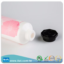 Taiwán fabricante cuidado personal crema de manos octogonal tapón manguera de apriete